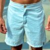 SHORT SOFT BOTÃO BABY BLUE