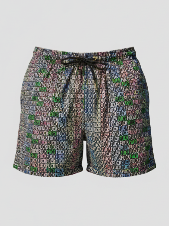SHORTS ELASTIC FUCK COLORS