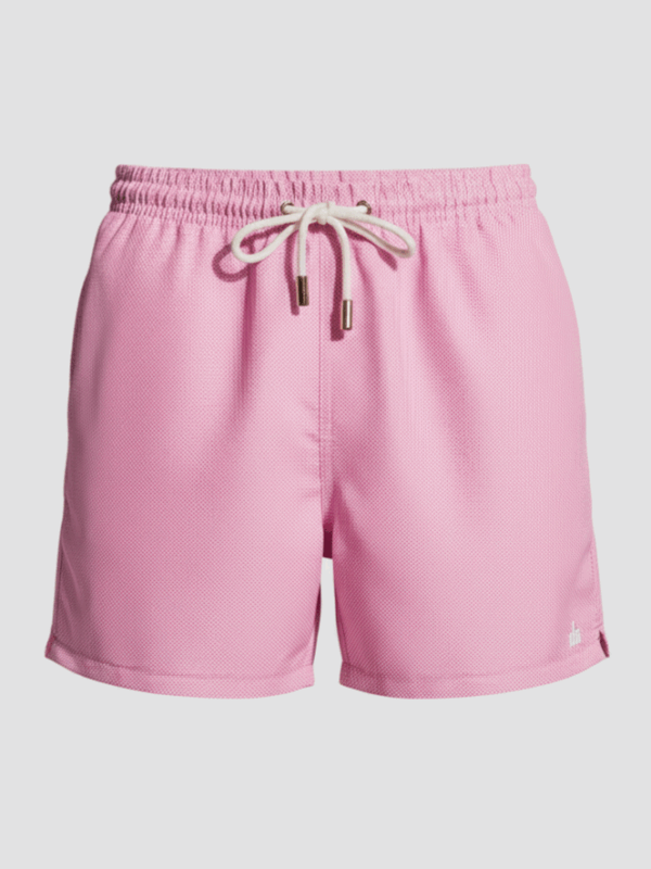 SHORTS ELASTIC MICRO QUADRICULADO ROSA