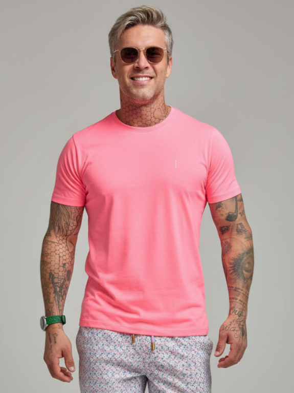 CAMISETA UNISSEX ROSA NEON