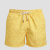 SHORTS ELASTIC FODA-SE AMARELO E CORAL