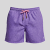SHORTS ELASTIC MONOGRAMA ROXO E ROSA