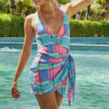 VESTIDO CURTO AMARRAR ALÇA XADREZ COLOR CANDY