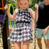 VESTIDO GOLA PIED POULE INFANTIL