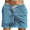 SHORT ELASTIC MONOGRAMA BRANCO NAVY