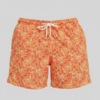 SHORTS ELASTIC FOLHAS FUNDO AMARELO