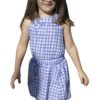 VESTIDO GOLA XADREZ LILÁS INFANTIL