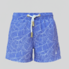 SHORTS ELASTIC BANANEIRA BRANCA E AZUL INFANTIL