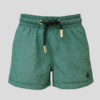SHORTS ELASTIC MICRO QUADRICULADO VERDE E PRETO INFANTIL