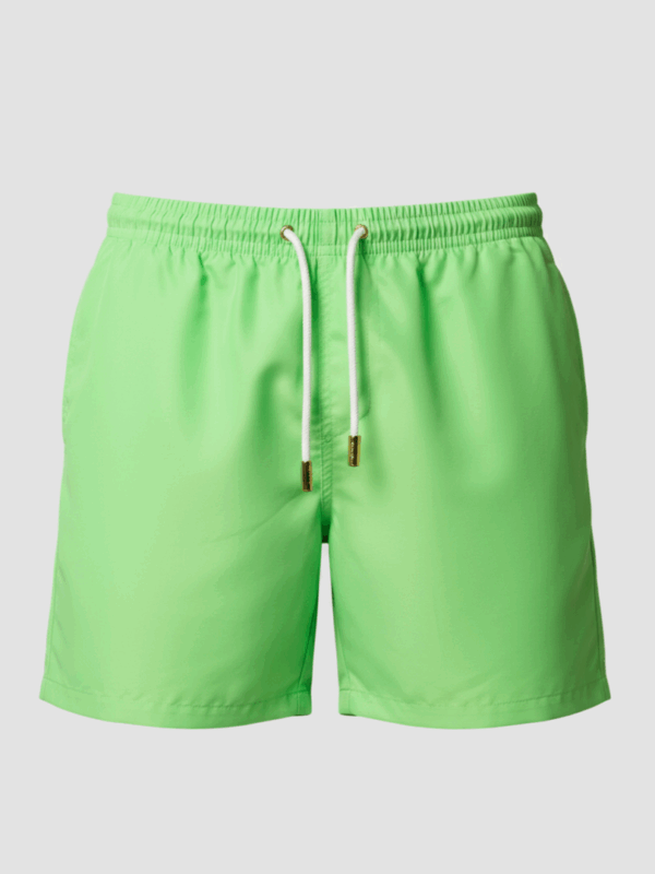 SHORTS CADARÇO VERDE NEON LISO