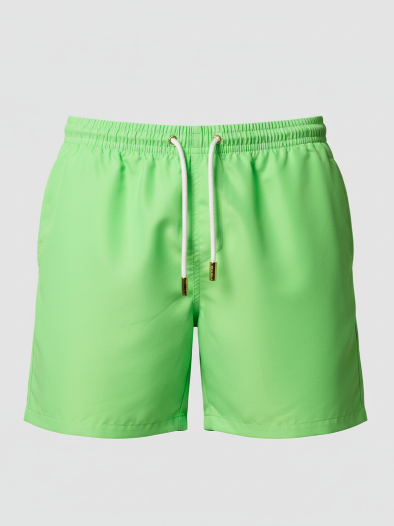 SHORTS CADARÇO VERDE NEON LISO
