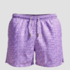 SHORTS ELASTIC ITS NOT ROSA E ROXO
