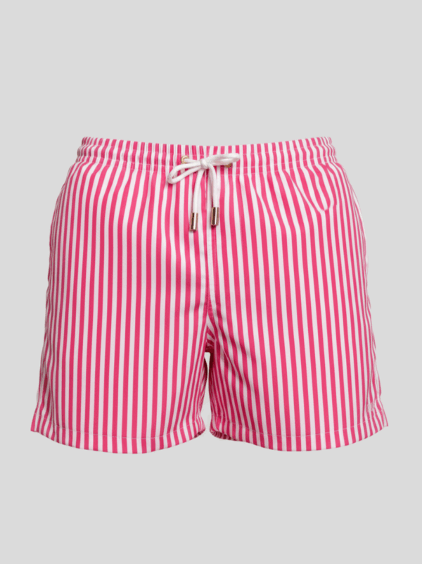 SHORTS ELASTIC LISTRA ROSA