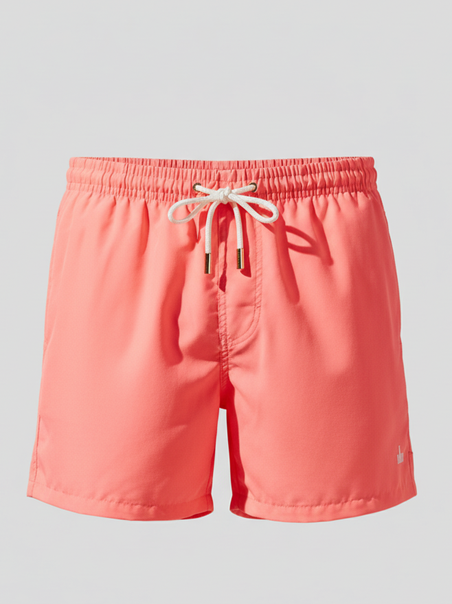 SHORTS SOFT CADARÇO ROSA NEON