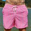 SHORT ELASTIC LISTRA ROSA