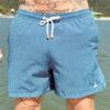SHORT ELASTIC MONOGRAMA BRANCO NAVY