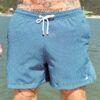 SHORT ELASTIC MONOGRAMA BRANCO NAVY