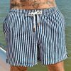 SHORT ELASTIC LISTRA MARINHO