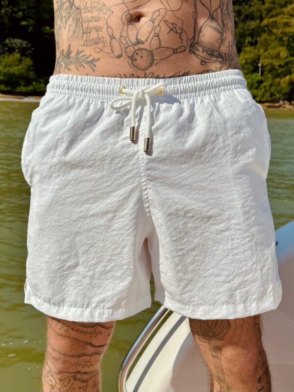 SHORT SOFT CADARÇO BRANCO