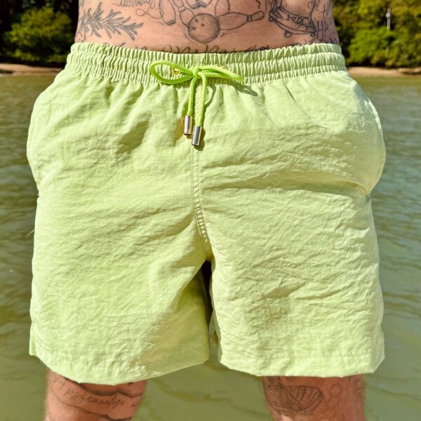 SHORT SOFT CADARÇO PISTACHE