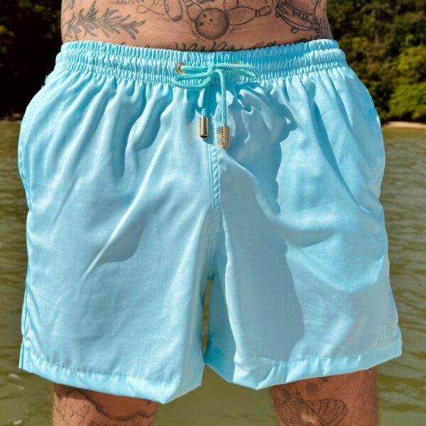 SHORT ELASTIC LINHO PRINT MINT