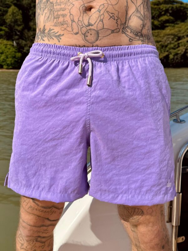 SHORT SOFT CADARÇO ROXO