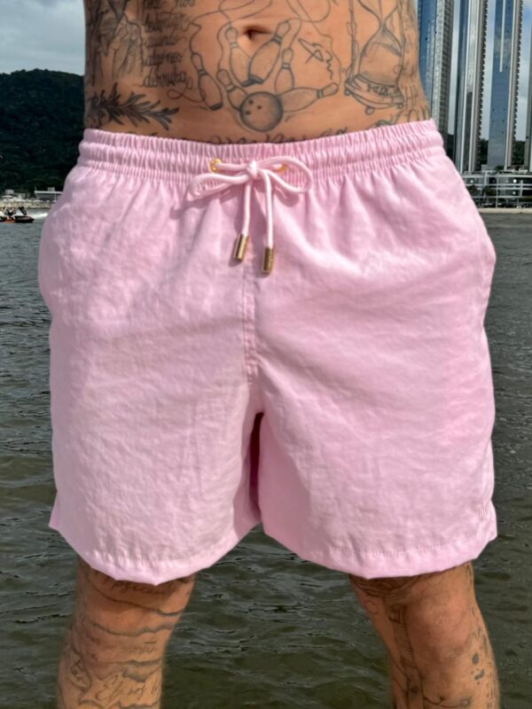 SHORT CADARÇO SOFT ROSA BEBÊ