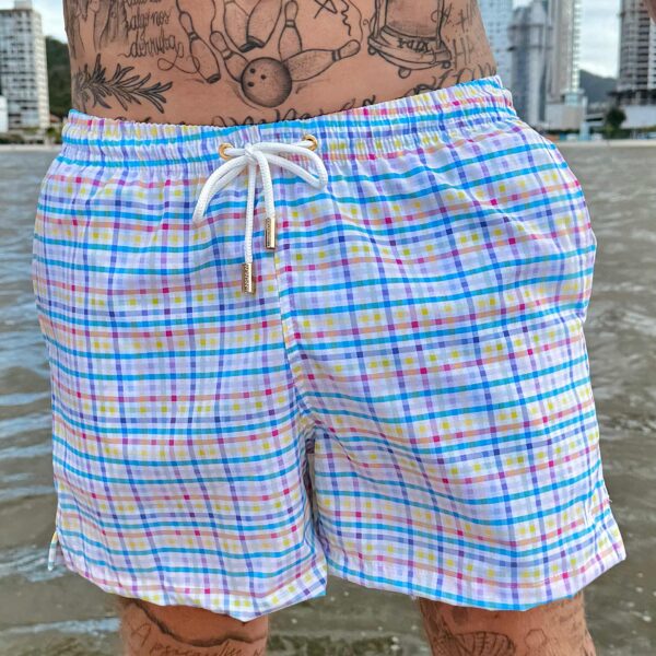 SHORT ELASTIC COLORS MINI