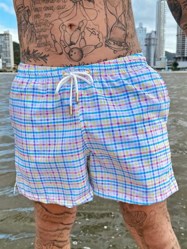 SHORT ELASTIC COLORS MINI