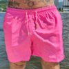 SHORT ELASTIC LINHO PRINT ROSA