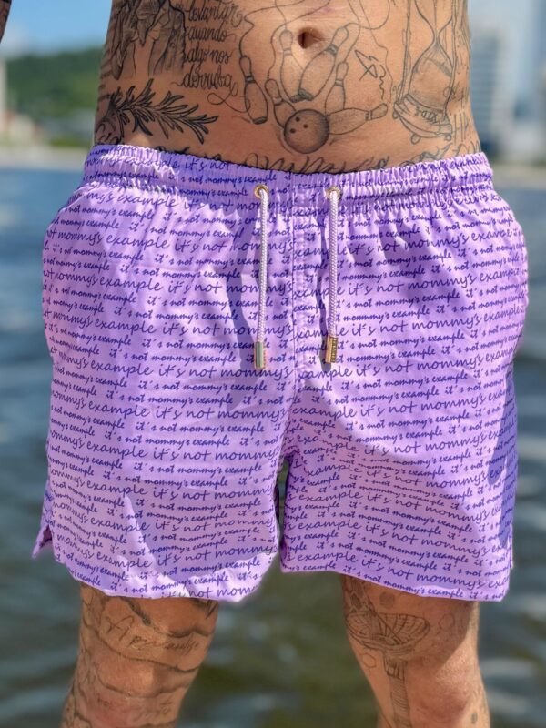 SHORT ELASTIC ITS NOT ROSA E ROXO