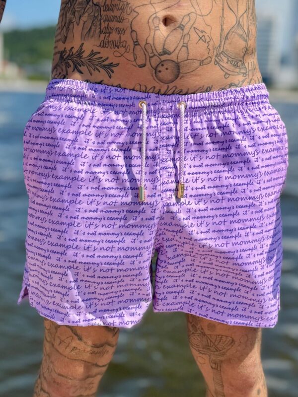 SHORT ELASTIC ITS NOT ROSA E ROXO