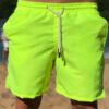 SHORT SOFT CADARÇO AMARELO NEON