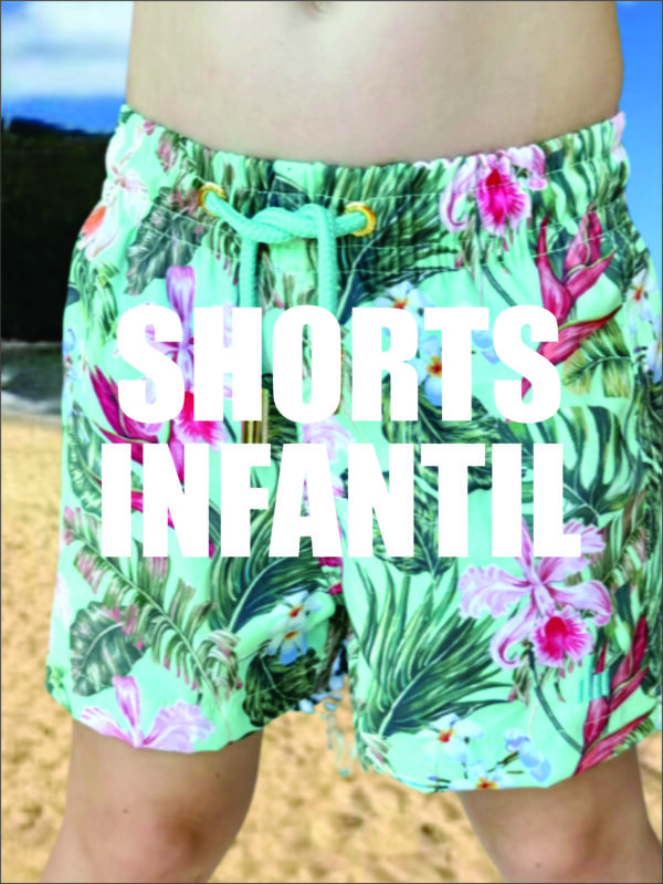 SHORTS MASCULINO INFANTIL