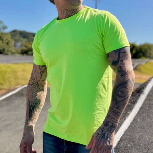 CAMISETA UNISSEX VERDE NEON