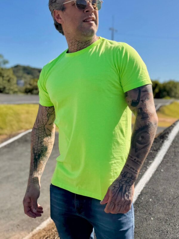 CAMISETA UNISSEX VERDE NEON