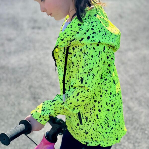 CORTA VENTO RESPINGOS NEON INFANTIL