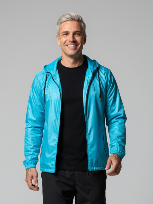 corta vento azul sport - Imagem 7