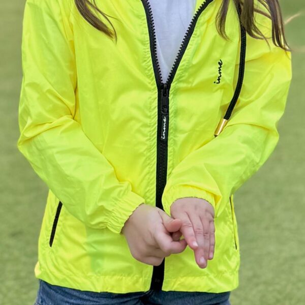 corta vento neon infantil