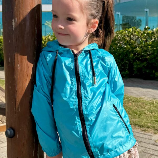 corta vento azul sport infantil