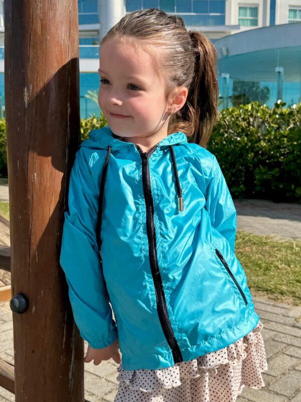 corta vento azul sport infantil