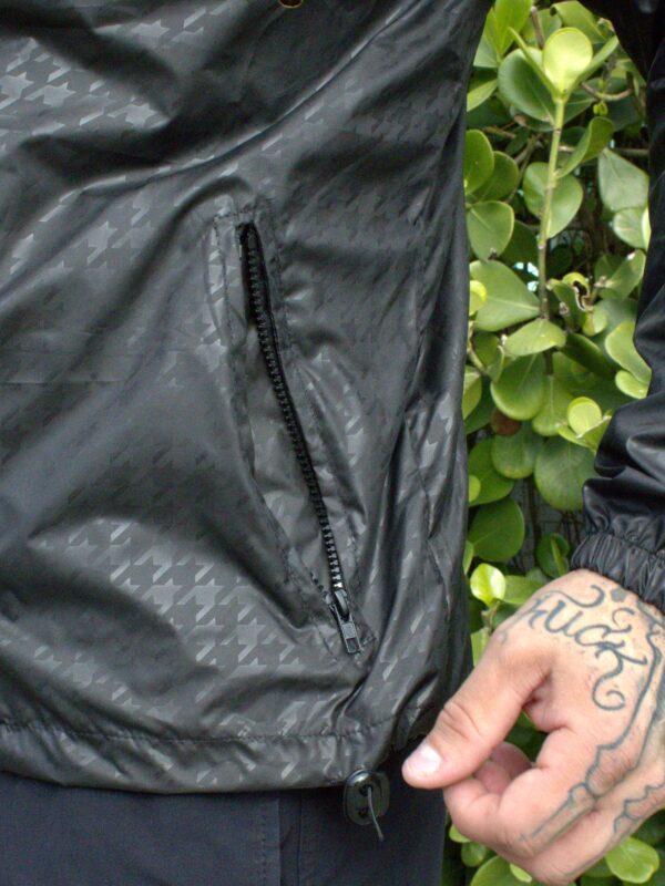 corta vento pied poule preto marca d agua - Imagem 2