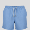 SHORTS ELASTIC LINHO PRINT AZUL CELESTE