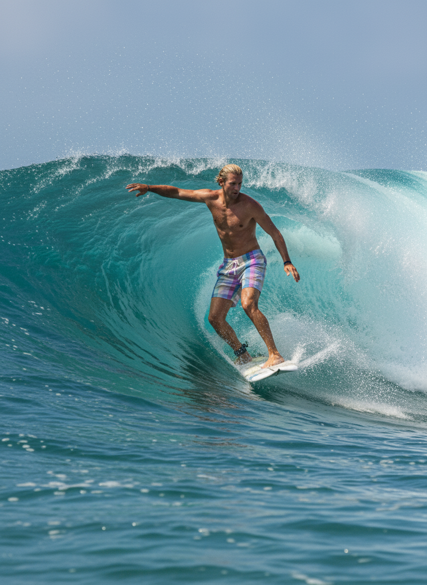 SHORTS ELASTIC QUADRICULADO GRANDE - Imagem 4