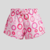 SHORTS FEMININO CIRCULOS ROSA