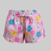 SHORTS FEMININO FLORZINHA ROSA