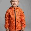 corta vento infantil respingos laranja