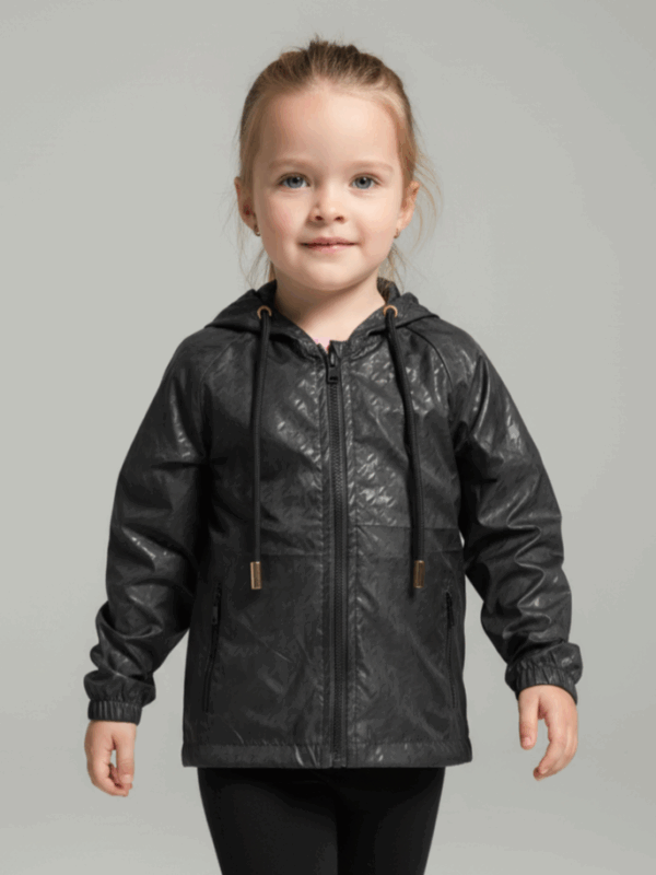 corta vento pied poule preto marca dagua infantil