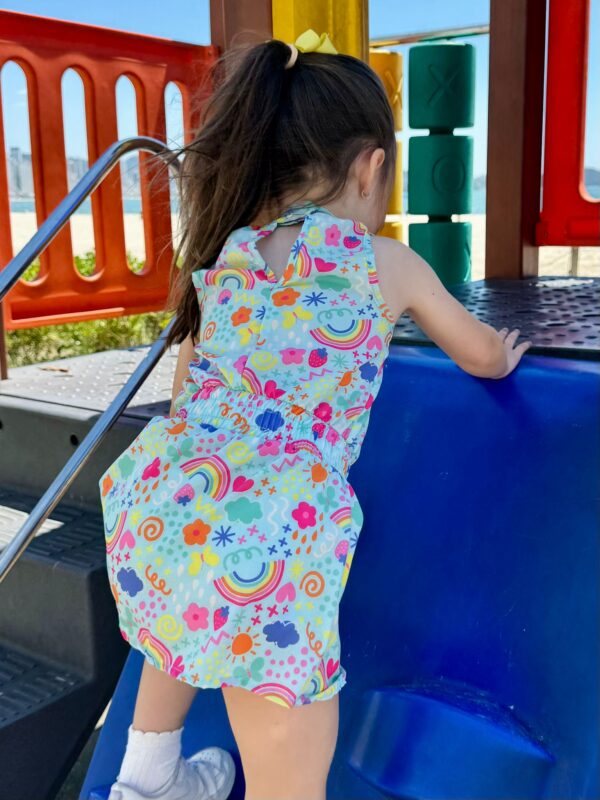 VESTIDO GOLA ARCO IRIS - Imagem 5
