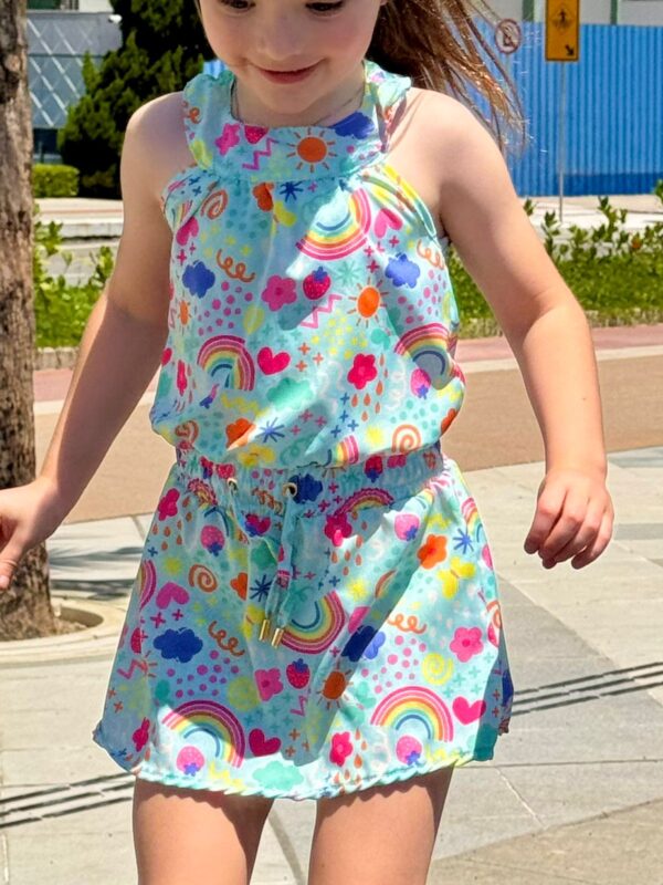 VESTIDO GOLA ARCO IRIS - Imagem 4